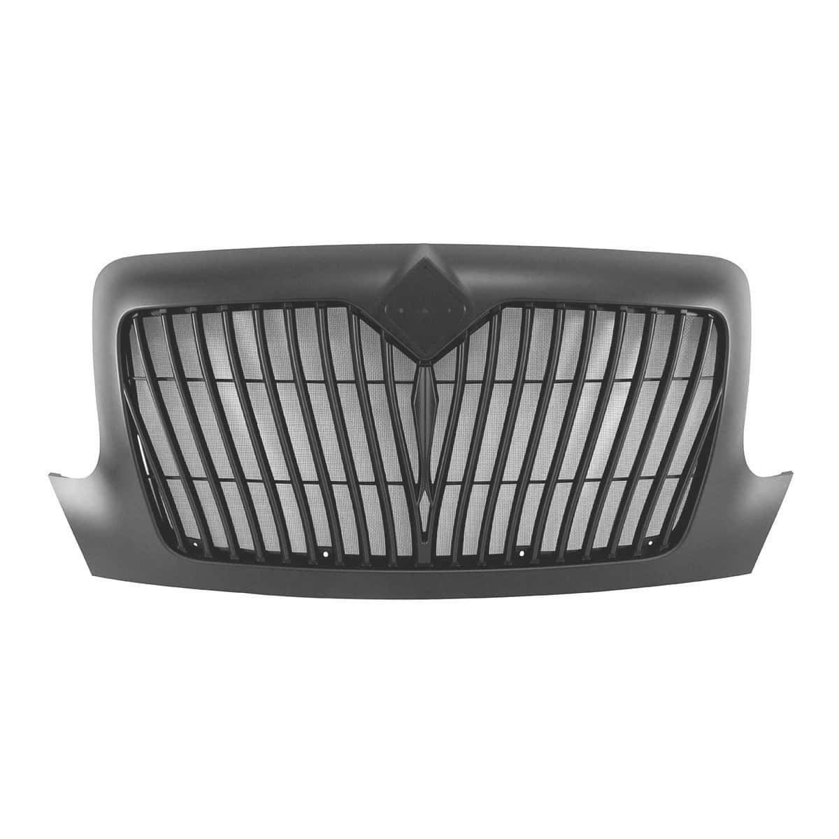 Black Grille With Curved Grille Bars For 2002-2018 International Durastar