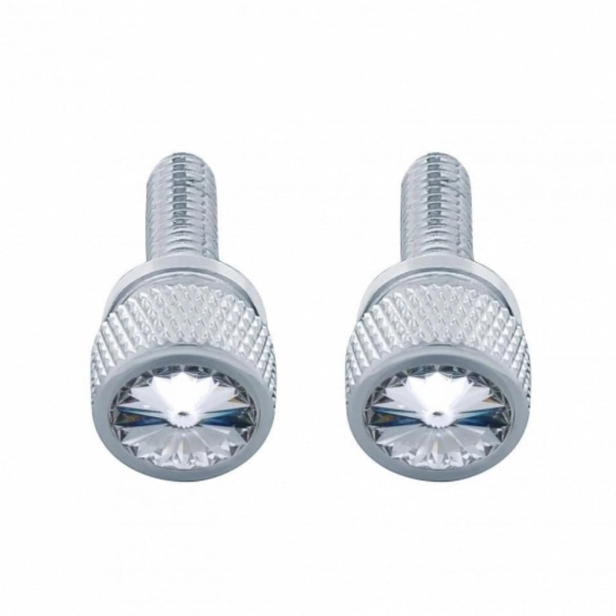 3/4" Short M6 Dash Screw With Crystal For Kenworth (2-Pack)