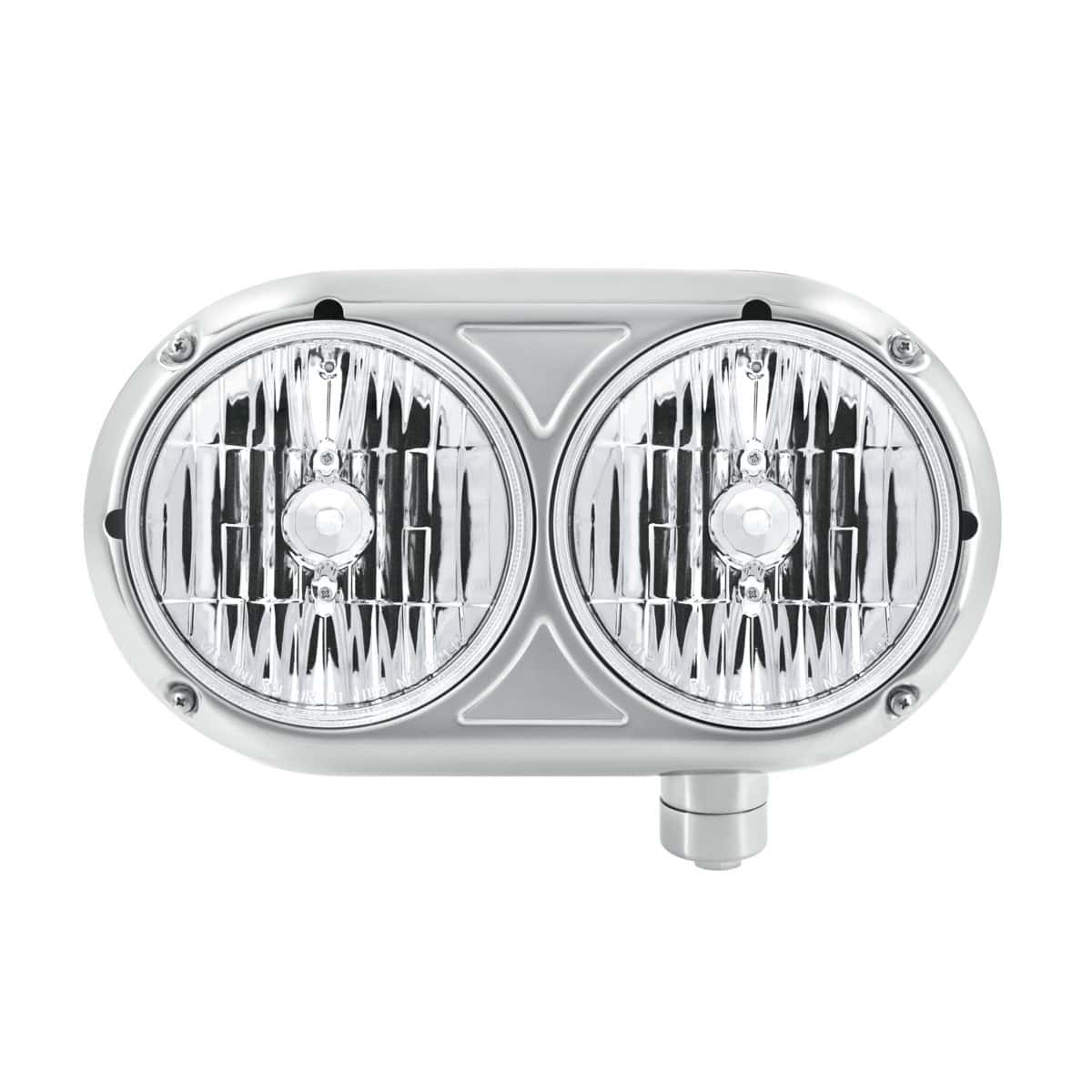 Headlight Assembly With Halogen Bulbs & 304 SS Housing For Peterbilt 359