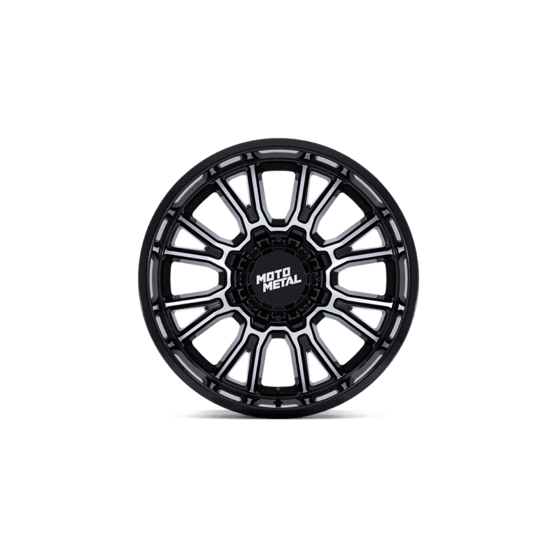 Moto Metal Legacy Wheel — 22X9 8X165.1 +1Mm Gloss Black Machined 4 LEGACY 22X9 8X6.5 125 +1 G-BLK-MCH