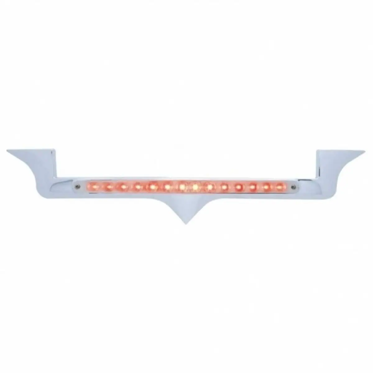 Kenworth Emblem Trim –14 LED Red Light Bar/Chrome Lens