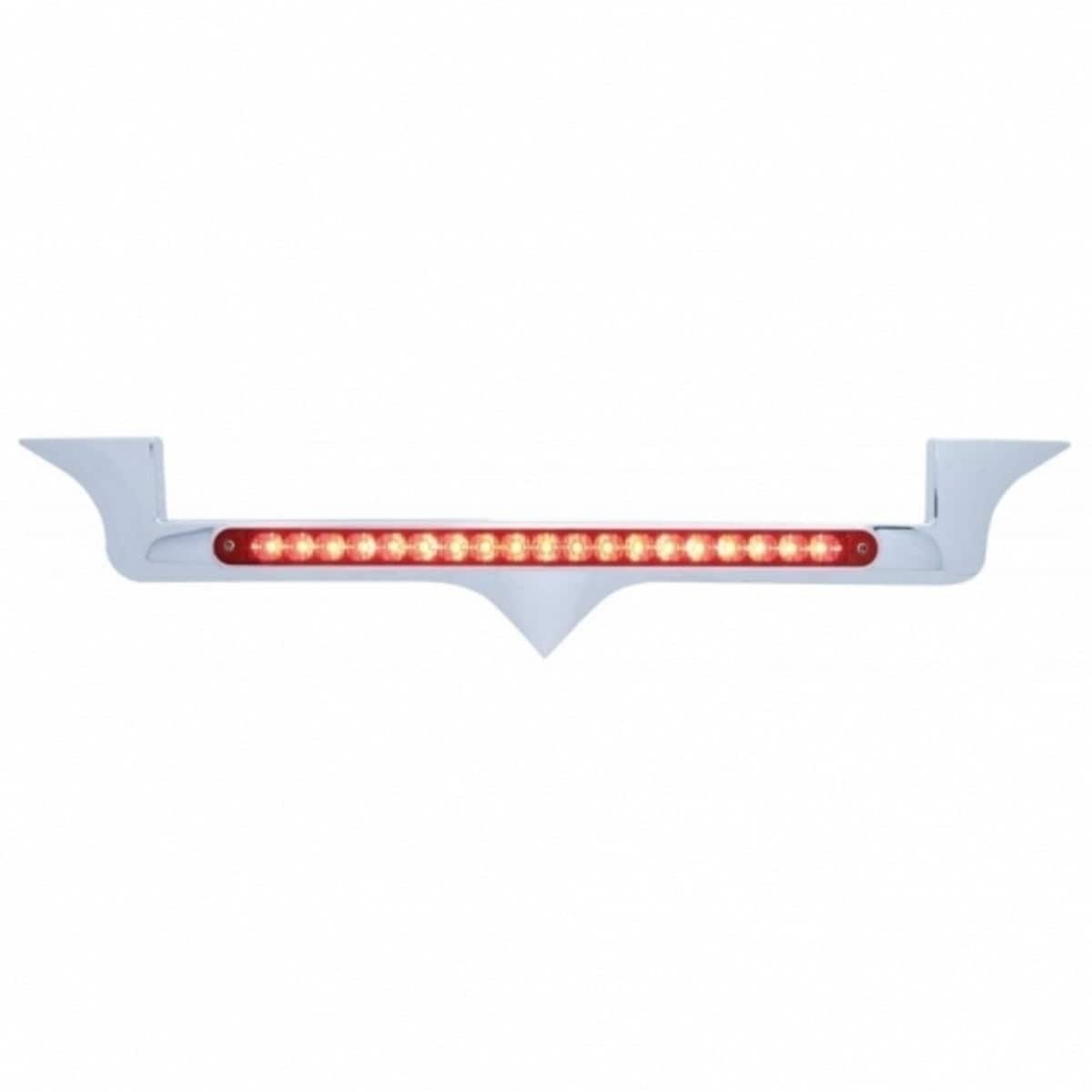 Chrome Kenworth Emblem Trim – 19 LED Red Light Bar