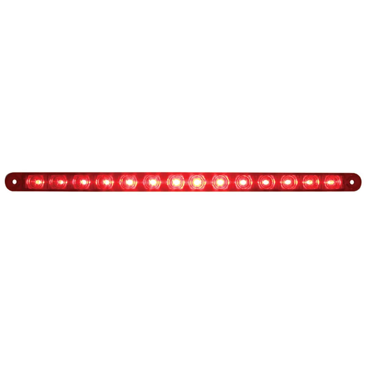 14 LED 12" Light Bar (Stop/Turn & Tail) - Red LED/Red Lens