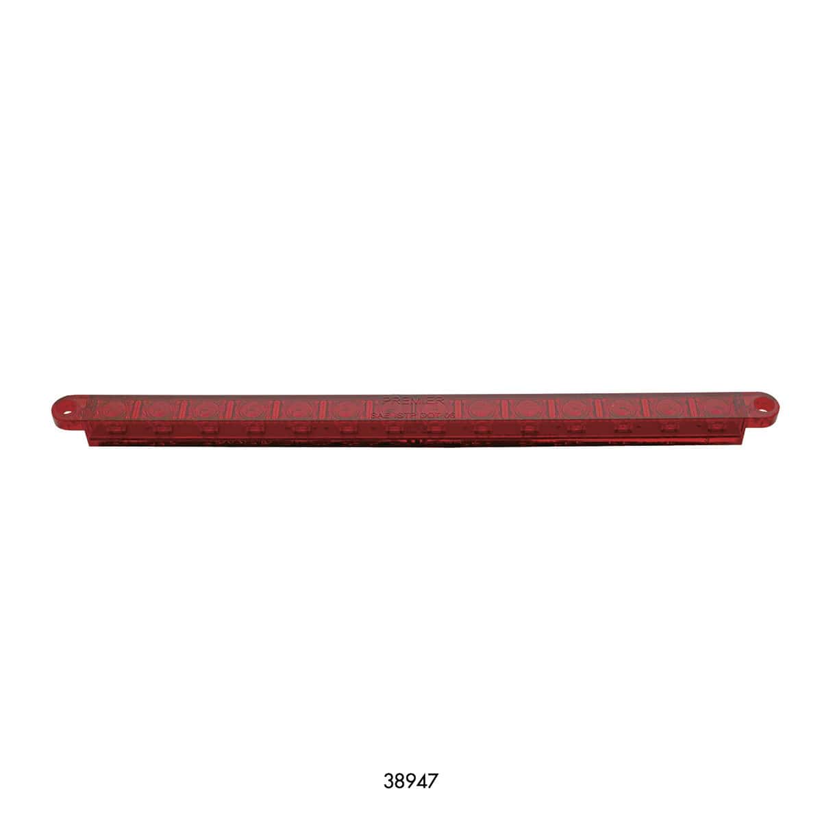 14 LED 12" Light Bar (Stop/Turn & Tail) - Red LED/Red Lens