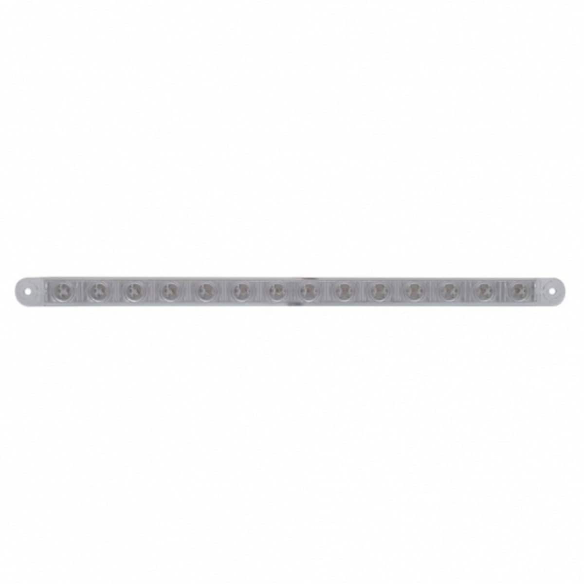 14 LED 12" Light Bar (Stop/Turn & Tail) - Red LED/Clear Lens