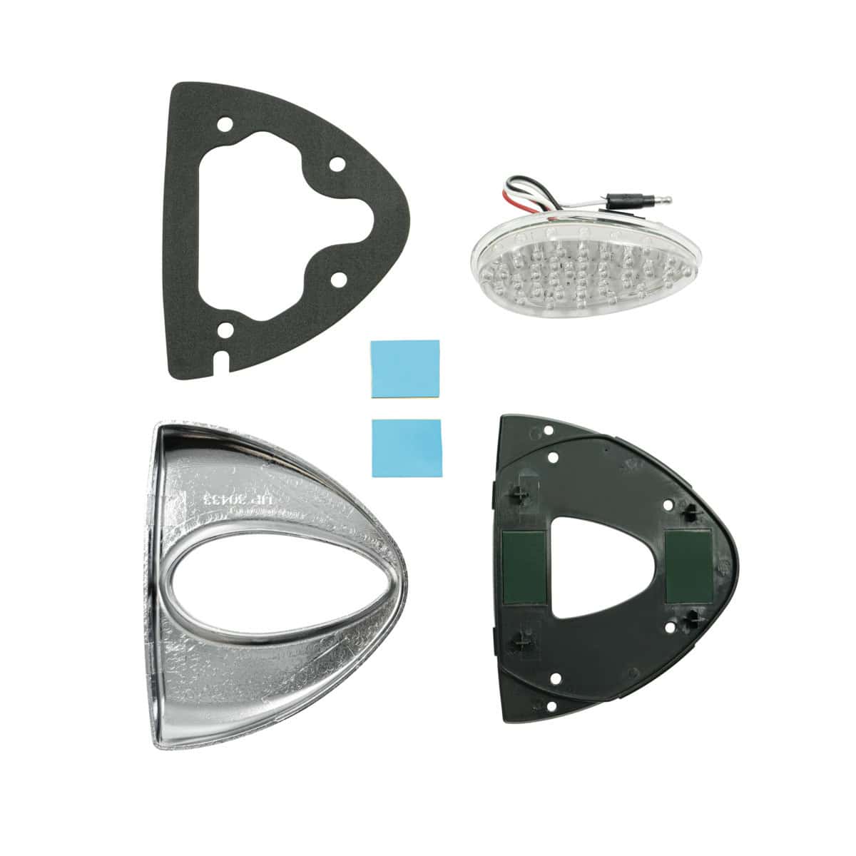 39 Led Teardrop Headlight Turn Signal Light Cover For Peterbilt - Amber Led/Clear Lens 5 39 LED Teardrop Headlight Turn Signal Light Cover For Peterbilt - Amber LED/Clear Lens
