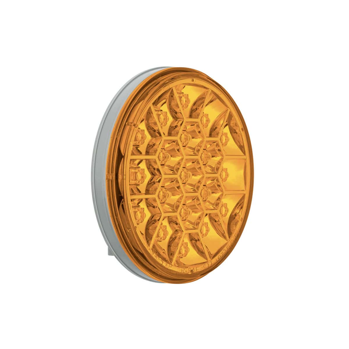 19 Led 4&Quot; Reflector Turn Signal Light - Amber Led/Amber Lens 4 19 LED 4" Reflector Turn Signal Light - Amber LED/Amber Lens