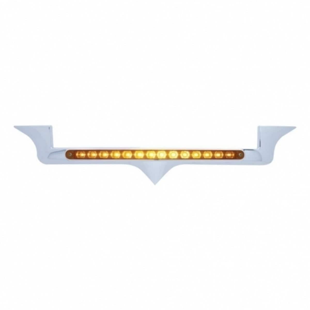 Chrome Kenworth Emblem Trim – 14 LED Amber Light Bar