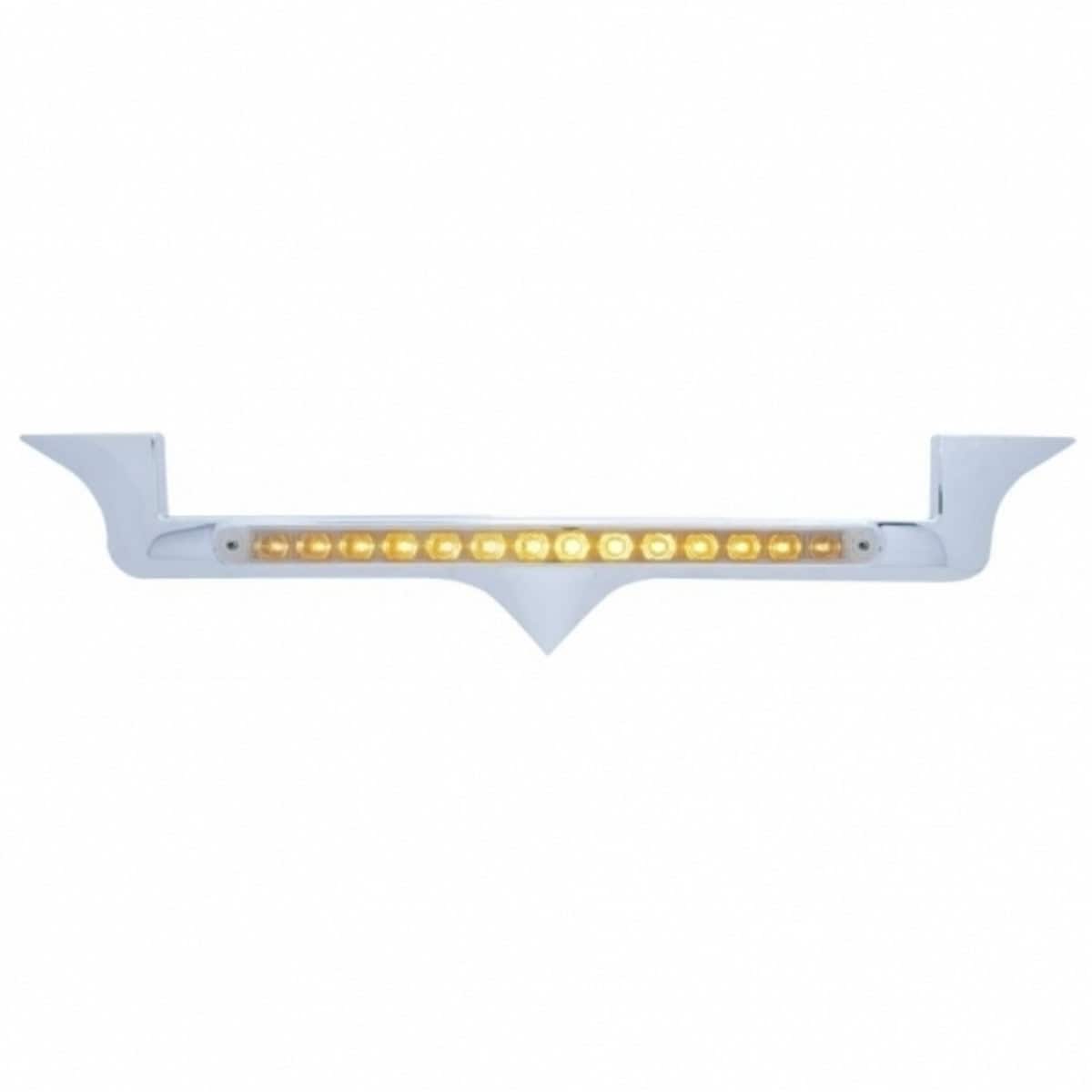 Chrome Kenworth Emblem Trim – 14 Led Amber Light Bar 3 Chrome Kenworth Emblem Trim – 14 LED Amber Light Bar