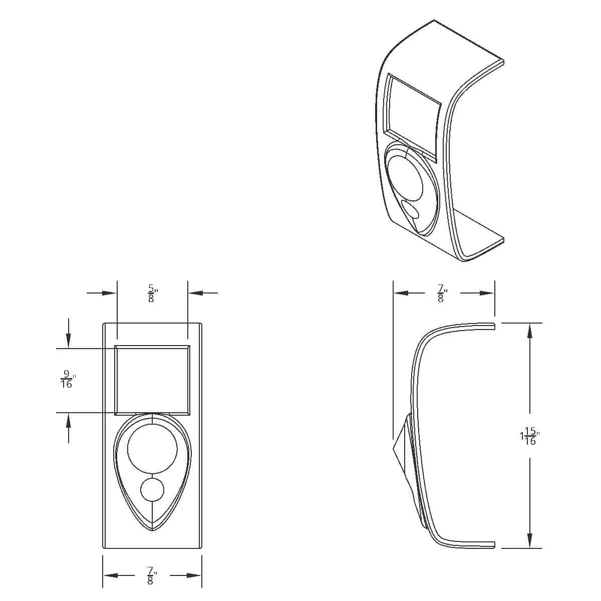 Kenworth Multi-Colored Crystal Rocker Switch Covers (Card Of 3) 10 Kenworth Multi-colored Crystal Rocker Switch Covers (Card of 3)