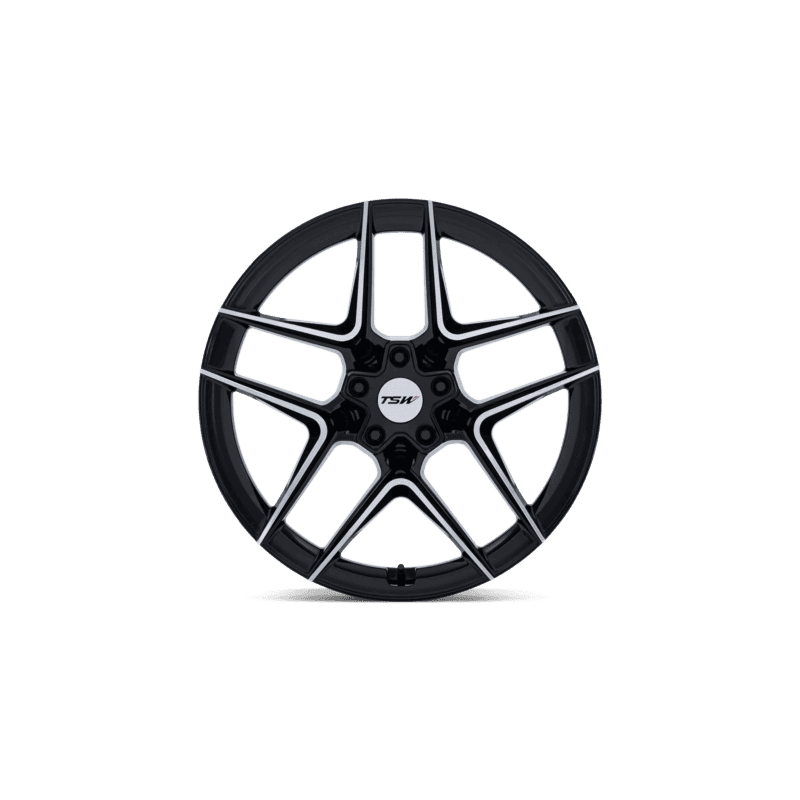 Tsw Slipstream Wheel — 19X10.5 5X114.3 +25Mm Gloss Black With Machined Face 4 SLIPSTREAM 19X10.5 5X4.5 72 +25 GBLK-MCH