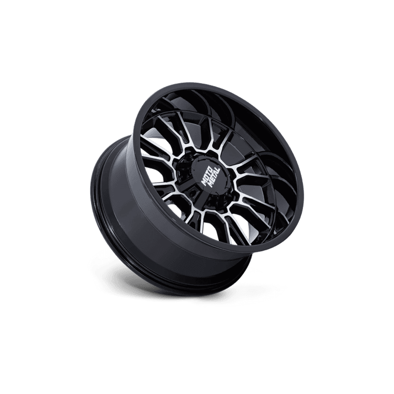 Moto Metal Legacy Wheel — 22X9 8X165.1 +1Mm Gloss Black Machined 3 LEGACY 22X9 8X6.5 125 +1 G-BLK-MCH