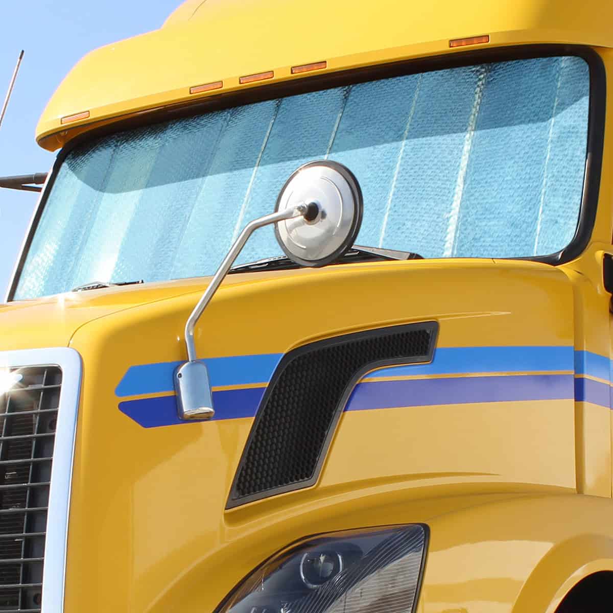Windshield Sunshade For 2002-2024 Volvo Vnl 3 Windshield Sunshade For 2002-2024 Volvo VNL