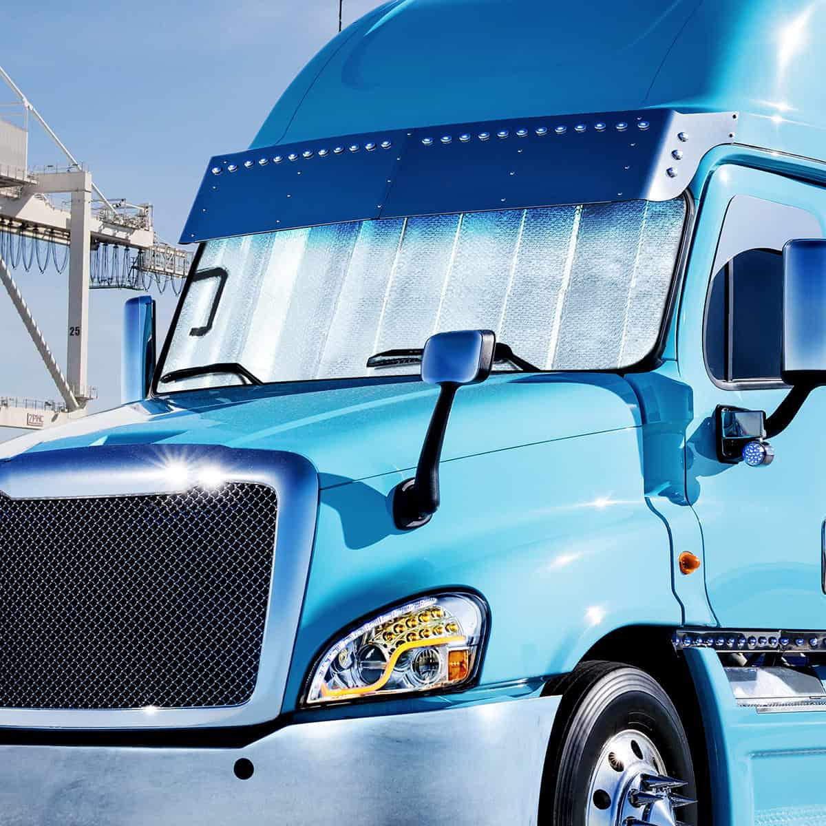 Windshield Sunshade For 2008-2017 Freightliner Cascadia 3 Windshield Sunshade For 2008-2017 Freightliner Cascadia