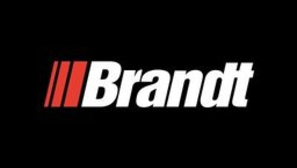 Brandt Tractor black and white logo