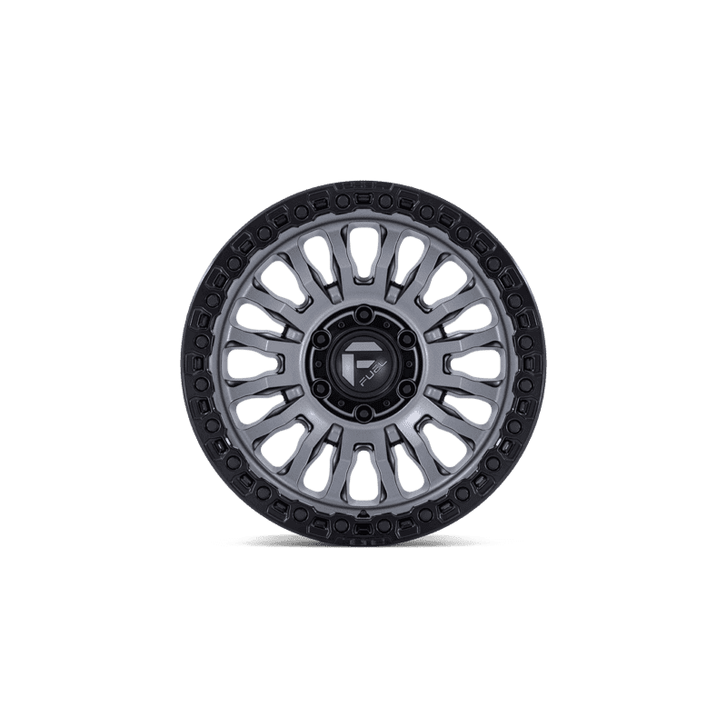Fuel Off-Road Rincon Wheel — 20X9 6X139.7 +1Mm Matte Gunmetal With M-Black Lip 4 RINCON 20X9 6X5.5 106 +1 M-GNMTL BLK