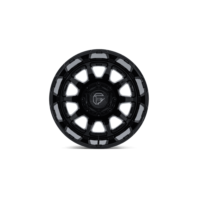 Fuel Off-Road Circuit Dually Wheel — 20X8.25 8X200 -202Mm Gloss Black 4 CIRCUIT DRW 20X8.25 8X200 -202 BL (R)