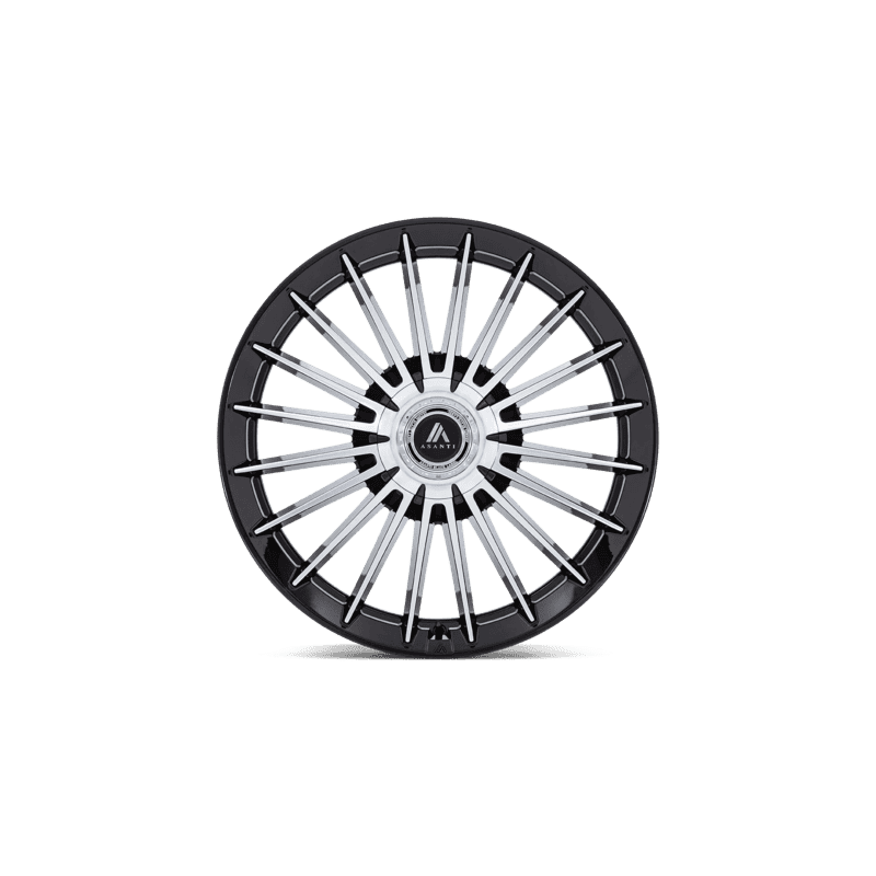 Asanti Black Viceroy Wheel — 20X10.5 5X112/5X114.3 +40Mm Gloss Black With Machined Face 4 VICEROY 20X10.5 5X112/4.5 72 +40 GBLK-MC
