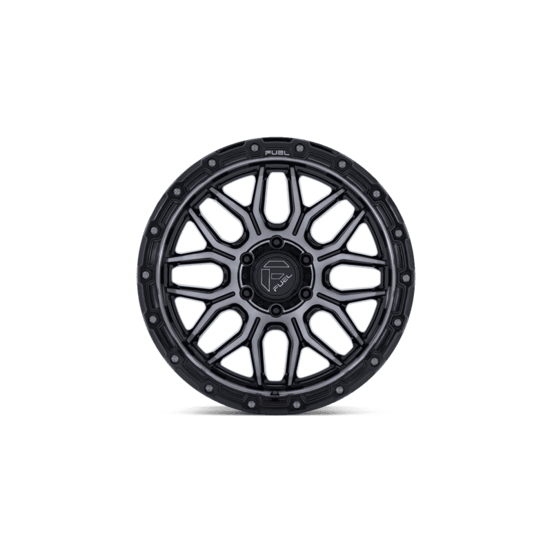 Fuel Off-Road Surge Wheel — 18X9 8X180 +1Mm Gloss Black Machined With Gtcc 4 SURGE 18X9 8X180 124 +1 G-BLK-MCH-GTCC
