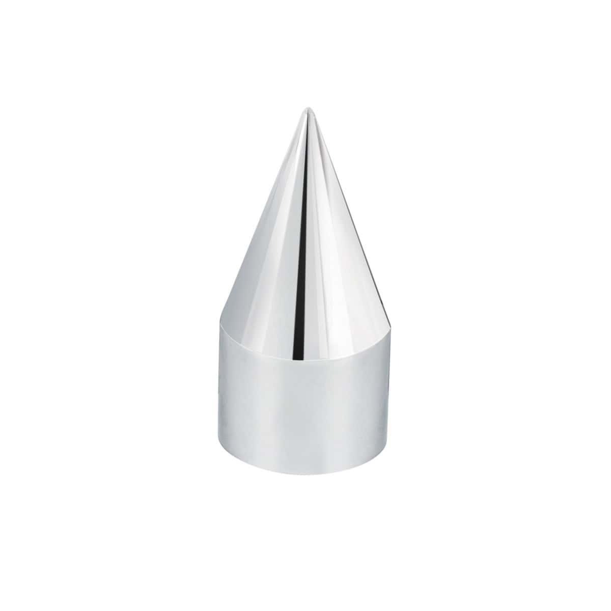 33mm X 4-1/8" Chrome Plastic Spike Nut Cover - Thread-On