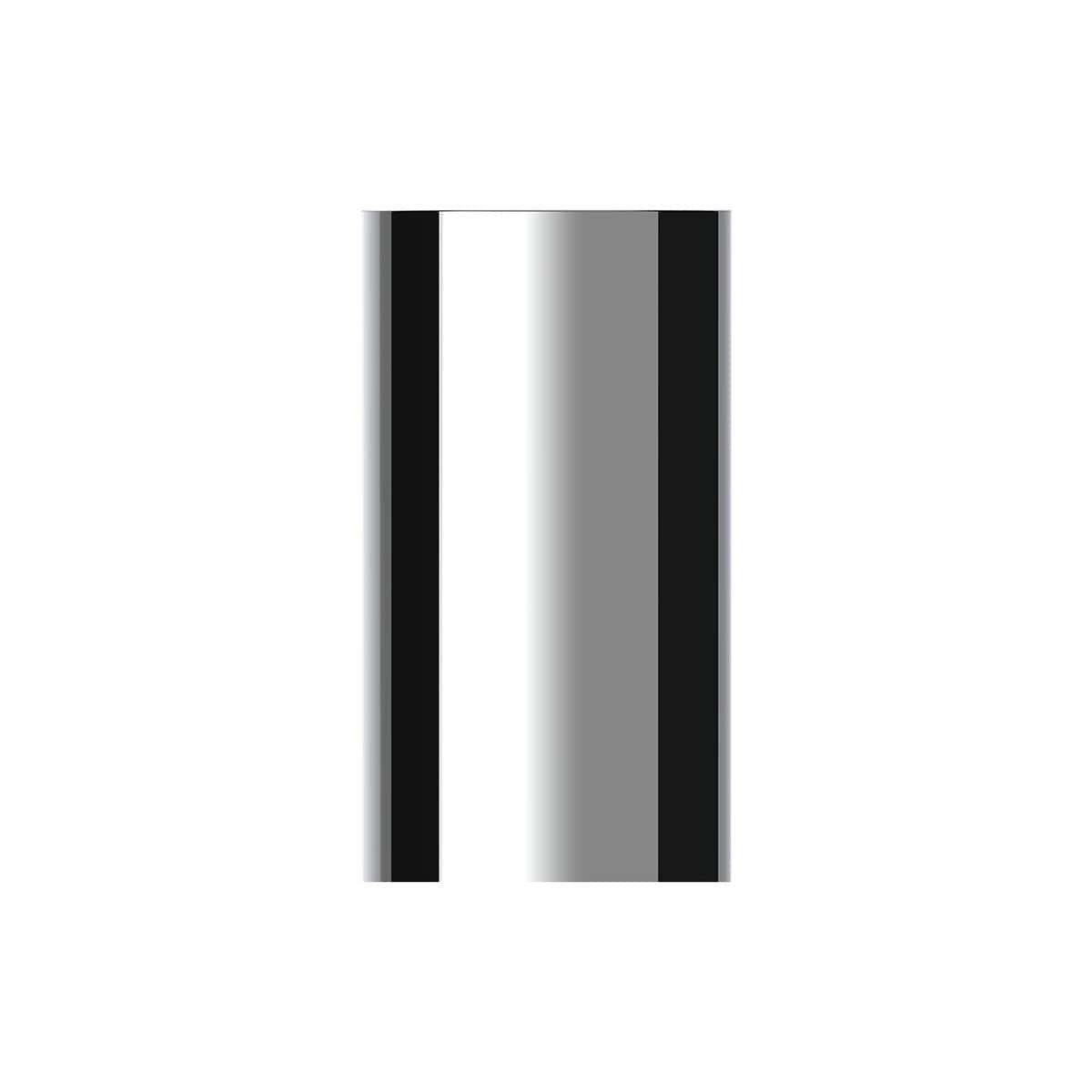 33mm X 3 3/4" Chrome Plastic Concave Top Nut Cover - Thread - On (Bulk)