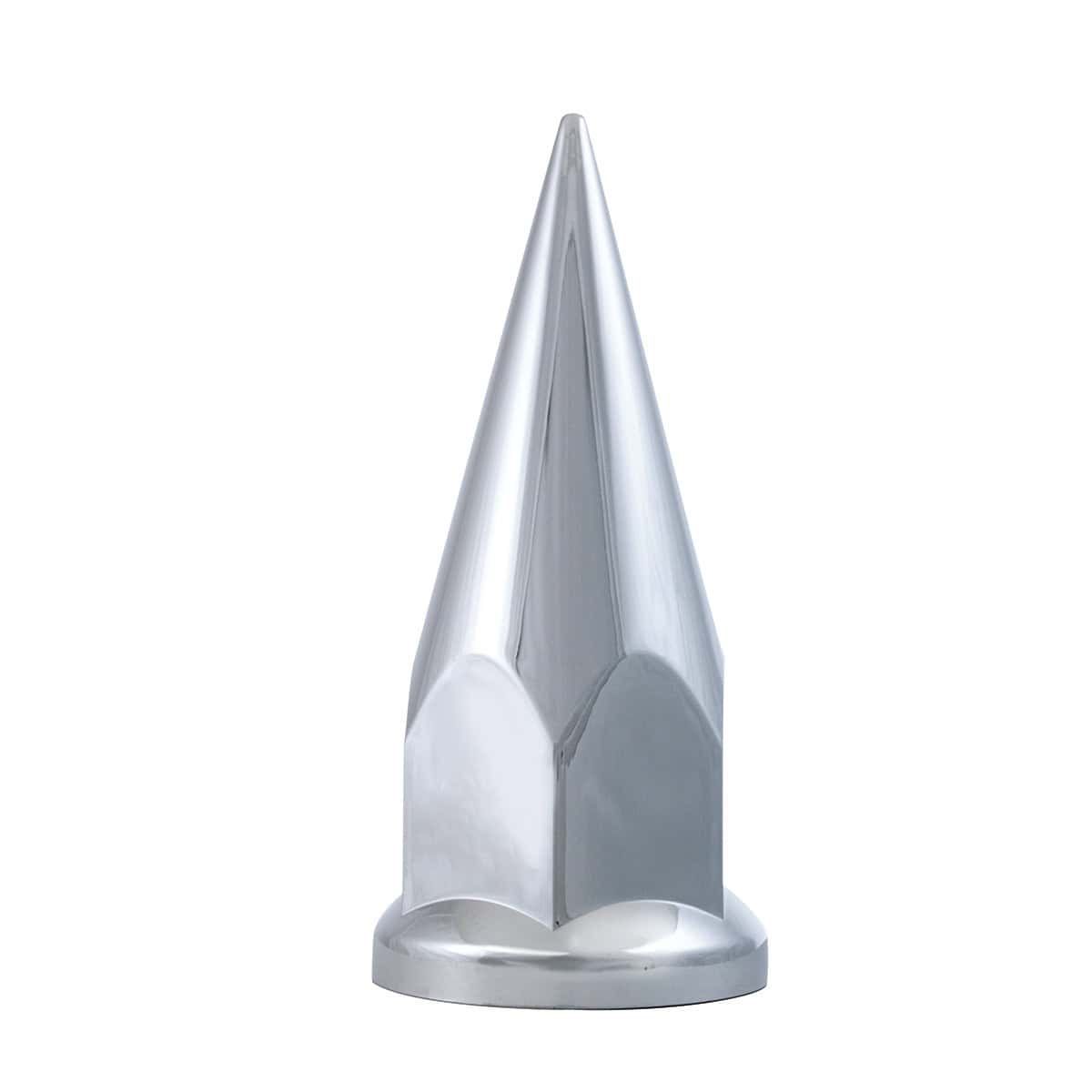 33mm X 4-7/8" Chrome Plastic Super Spike Nut Covers - Push-On