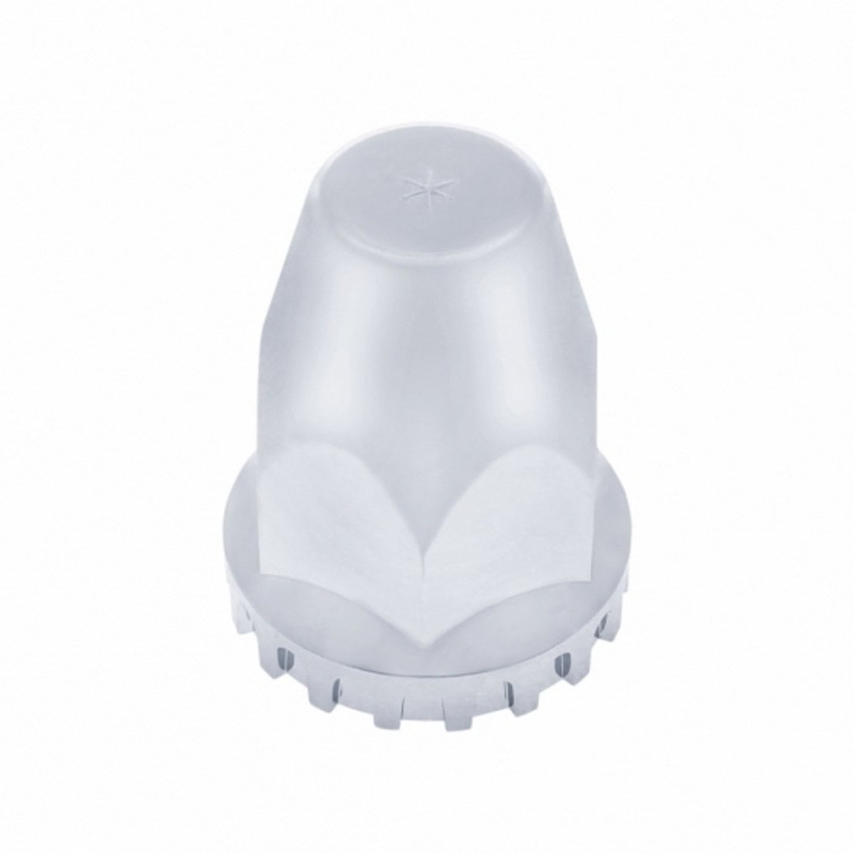 1-1/2" X 2-3/4" Chrome Plastic Original Nut Cover - Push-On