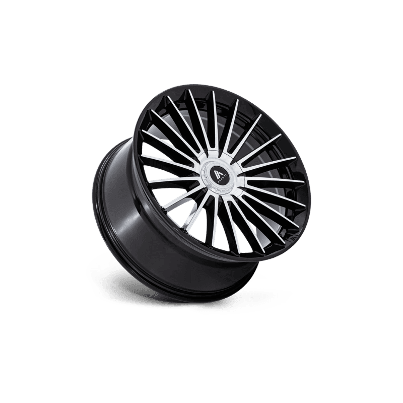 Asanti Black Viceroy Wheel — 20X10.5 5X112/5X114.3 +40Mm Gloss Black With Machined Face 3 VICEROY 20X10.5 5X112/4.5 72 +40 GBLK-MC