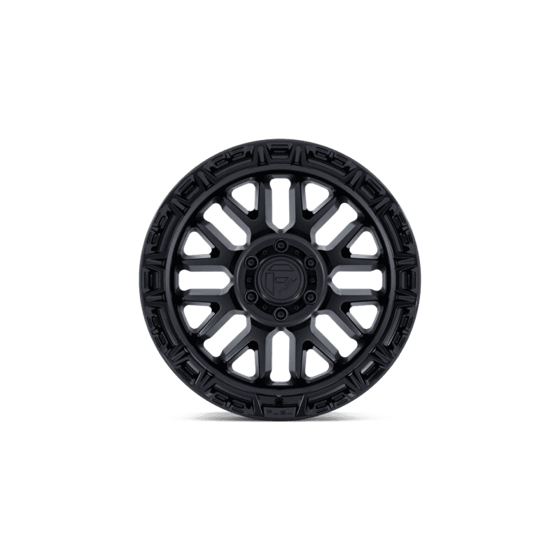 Fuel Off-Road Rail Wheel — 20X10 6X139.7 -18Mm Matte Black With Gloss Black Lip 4 RAIL 20X10 6X5.5 106 -18 M-BLK BLK-LP
