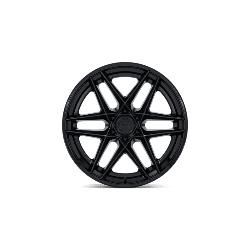 Fuel Off-Road Flight Wheel — 20X9 6X139.7 +1Mm Matte Black With Gloss Black Lip 4 FLIGHT 20X9 6X5.5 106 +1 M-BLK-GB-LP