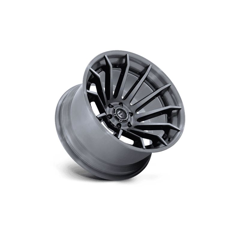 Fuel Off-Road Burn Wheel — 20X10 5X127 -18Mm Gloss Black Brushed Dark Tint 3 BURN 20X10 5X5 71 -18 G-BLK BRDT