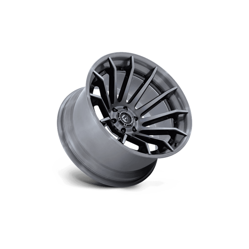 Fuel Off-Road Burn Wheel — 20X9 5X127 +1Mm Gloss Black Brushed Dark Tint 3 BURN 20X9 5X5 71 +1 G-BLK BRDT