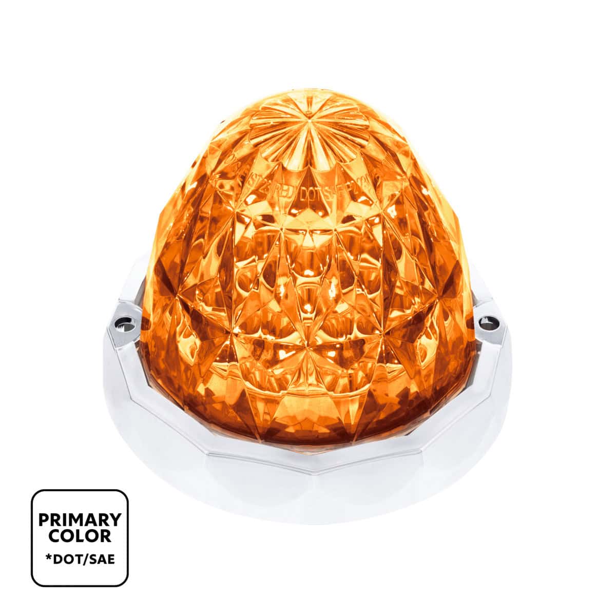 Double Fury Crystal Watermelon Light Kit – Amber & Purple LEDs / Clear Lens