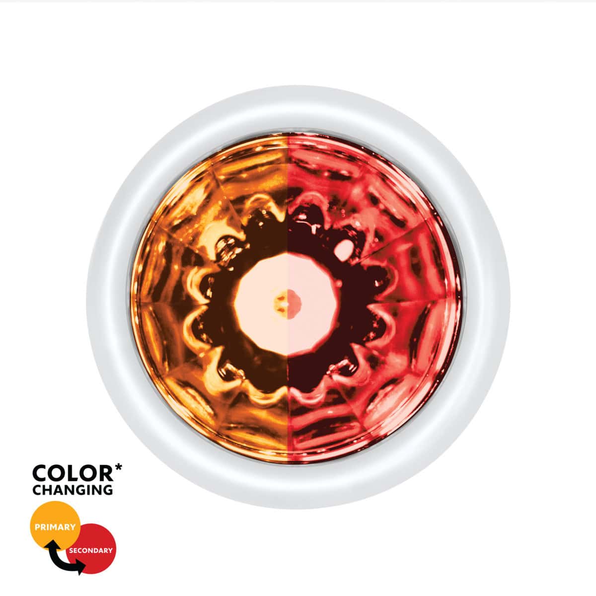 Home 63 Double Fury UltraBurst 9 LED Dual Function Watermelon Light – Amber/Red