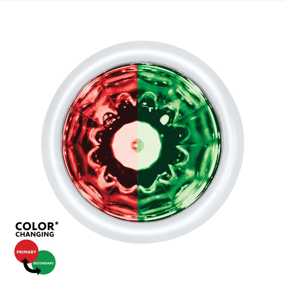 Home 59 Double Fury UltraBurst 9 LED Dual Function Watermelon Light – Red/Green
