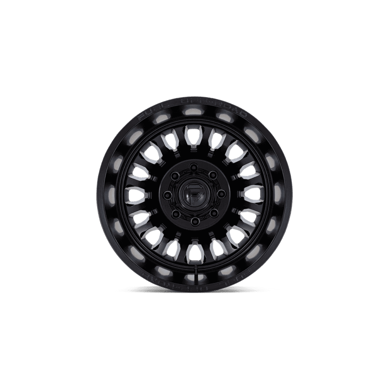 Fuel Off-Road Arc Dually Wheel — 20X8.25 8X165.1 -240Mm Blackout 4 ARC DRW 20X8.25 8X200 -201 BD (R)