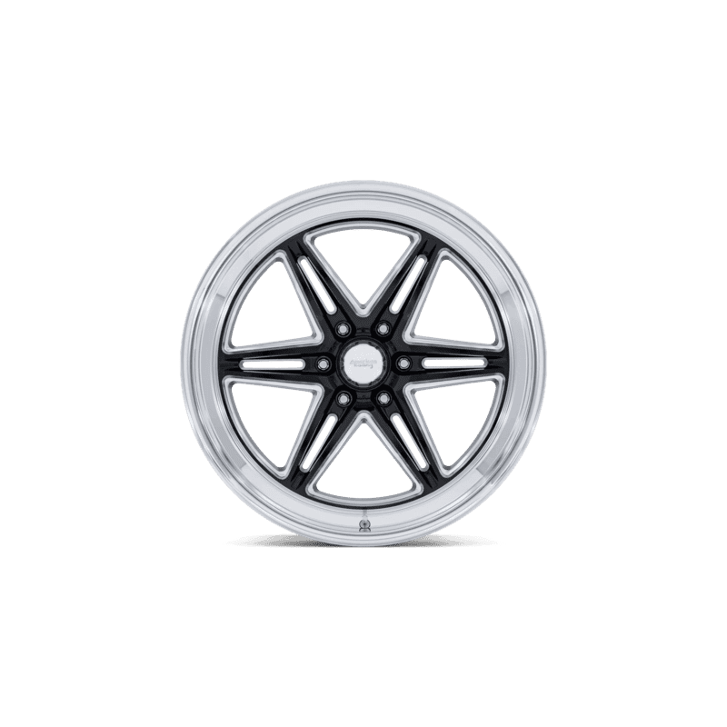 American Racing Groove 6 Drag Wheel — 22X9.5 6X139.7 +25Mm Gloss Black Milled With Diamond Cut Lip 4 GROOVE 6 DRAG 22X9.5 6X5.5 +25 GBLK-MILL