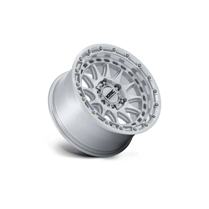 Kmc Crux Wheel — 17X8.5 6X139.7 +0Mm Gloss Silver With Machined Face 3 CRUX 17X8.5 6X5.5 106 +0 G-SLV-MCH-FC