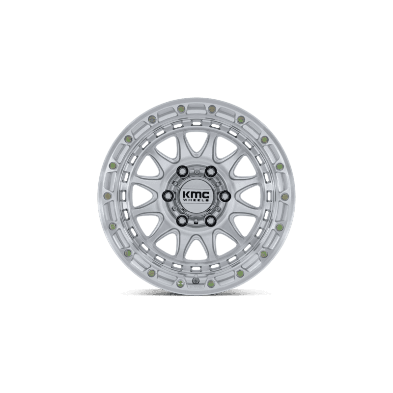Kmc Crux Wheel — 17X8.5 6X139.7 +0Mm Gloss Silver With Machined Face 4 CRUX 17X8.5 6X5.5 106 +0 G-SLV-MCH-FC