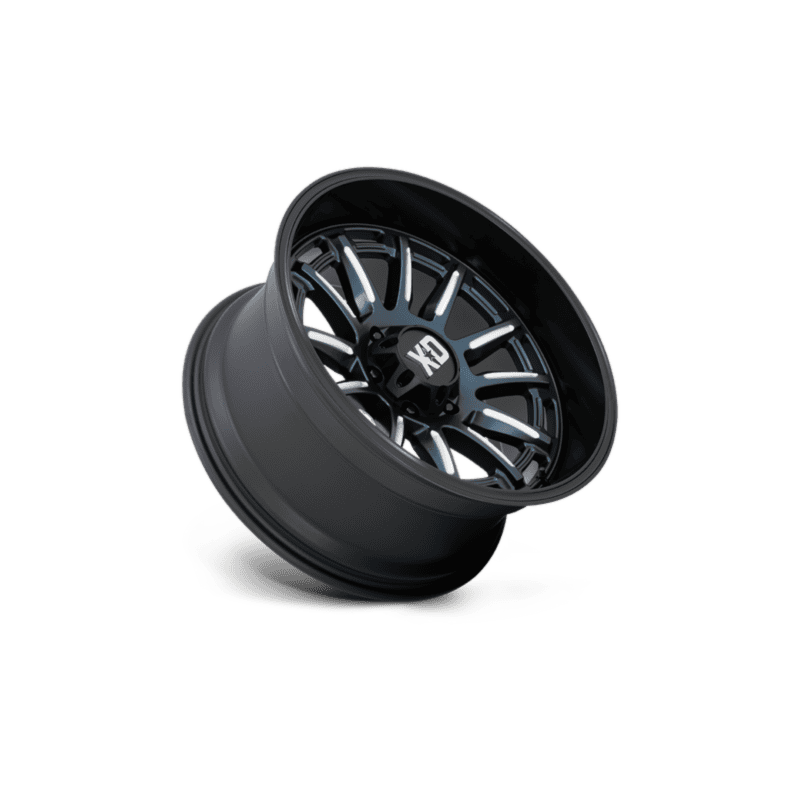 Xd Series Phoenix Wheel — 20X10 5X127 -18Mm Metallic Blue Milled With Black Lip 3 XD865 20X10 5X5.0 BLUE-MILL BLK-LP -18MM