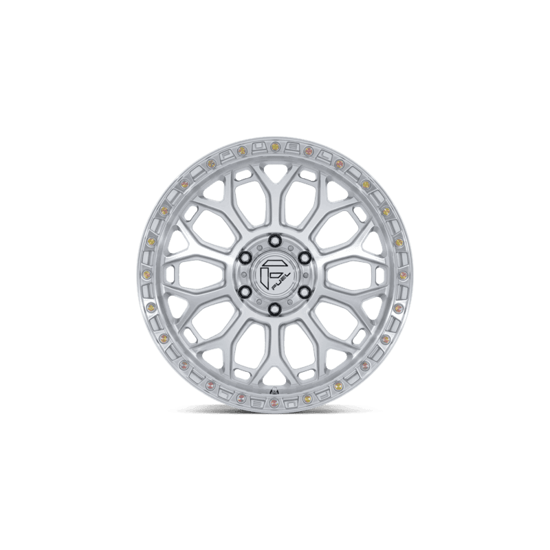 Fuel Off-Road Talon Wheel — 17X8.5 6X139.7 +25Mm Gloss Silver With Machined Face 4 TALON 17X8.5 6X5.5 106 +25 G-SLV-MCH