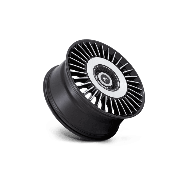 Asanti Black Tiara Wheel — 20X10.5 5X112/5X120 +38Mm Satin Black Bright Machined Face 3 TIARA 20X10.5 5X112/120 74 +38 SBLK MCH