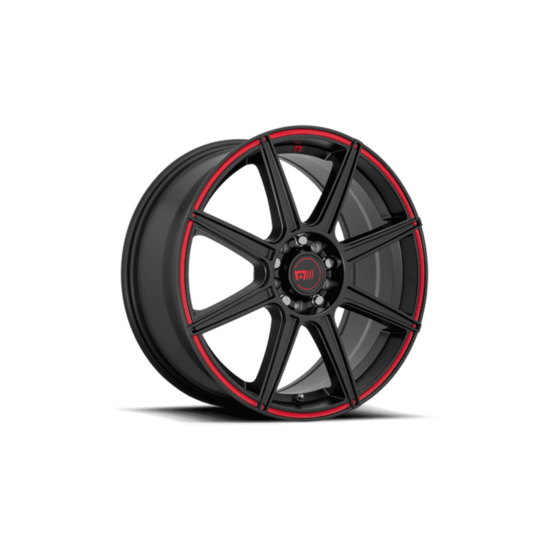 MR142 17X7 4X100/4.25 S-BLK RED 40MM