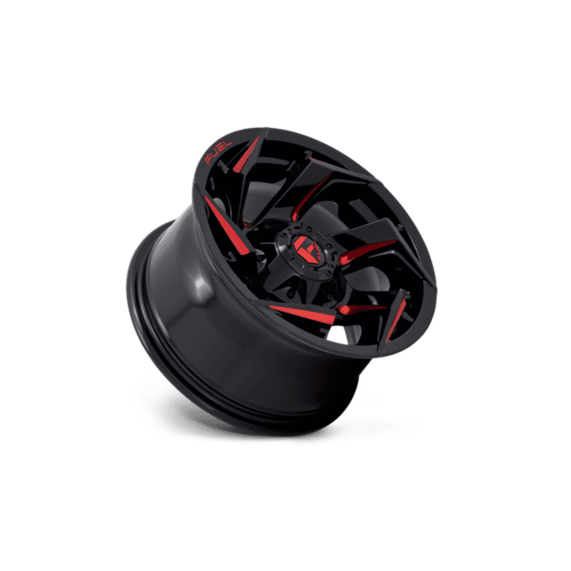 Fuel Off-Road Reaction Wheel — 15X8 5X114.3/5X120.65 -18Mm Gloss Black Milled With Red Tint 3 REACTION 15X8 5X4.5/4.75 72 NLQ -18MM