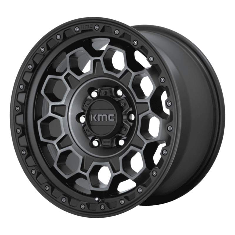 KM545 17X8 5X4.25 S-BLK GTCC 38MM