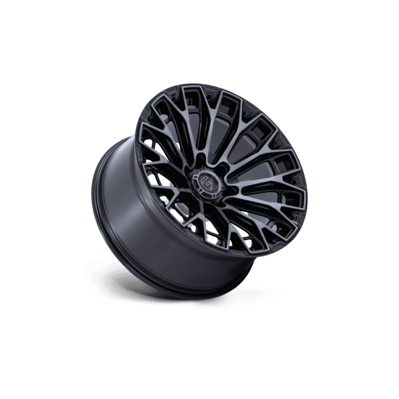 Fuel Off-Road Trax Wheel — 20X9 8X180 +1Mm Gloss Black Machined Face Dark Tint Clear Coat 3 TRAX 20X9 8X180 124 +1 G-BLK MF-DTCC