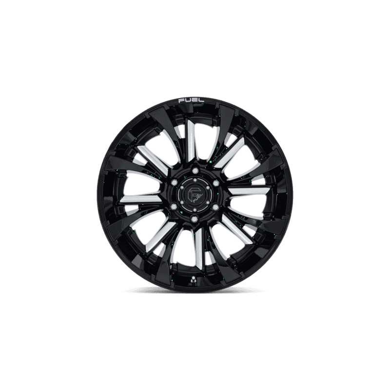 Fuel Off-Road Tantrum Wheel — 20X9 8X180 +1Mm Gloss Black Milled 4 TANTRUM 20X9 8X180 124 +1 G-BLK-MILL