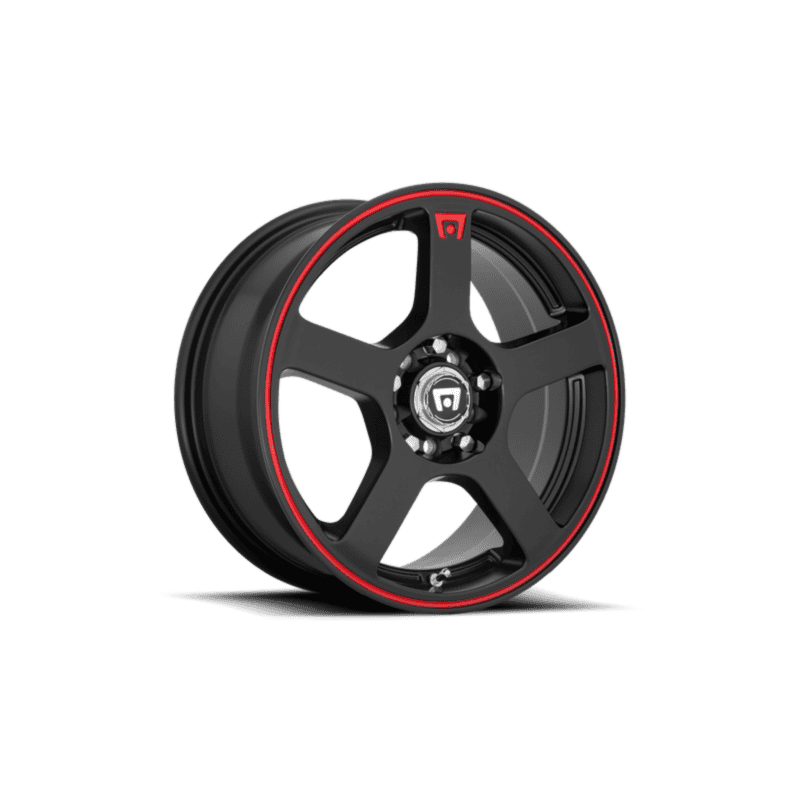 MR116 15X6.5 4X100/4.25 M-BLK/RED +40MM