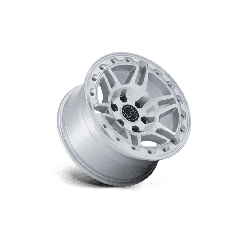 Black Rhino Vanguard Wheel — 17X8 6X114.3 +32Mm Gloss Silver With Machined Face 3 VANGUARD 17X8 6X4.5 66 +32 G-SLV MCH-FC