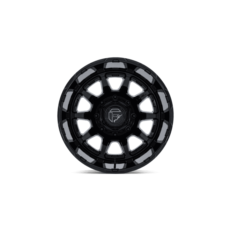 Fuel Off-Road Circuit Dually Wheel — 20X8.25 10X225 -202Mm Gloss Black 4 CIRCUIT DRW 20X8.25 10X225 -202 BL (R)